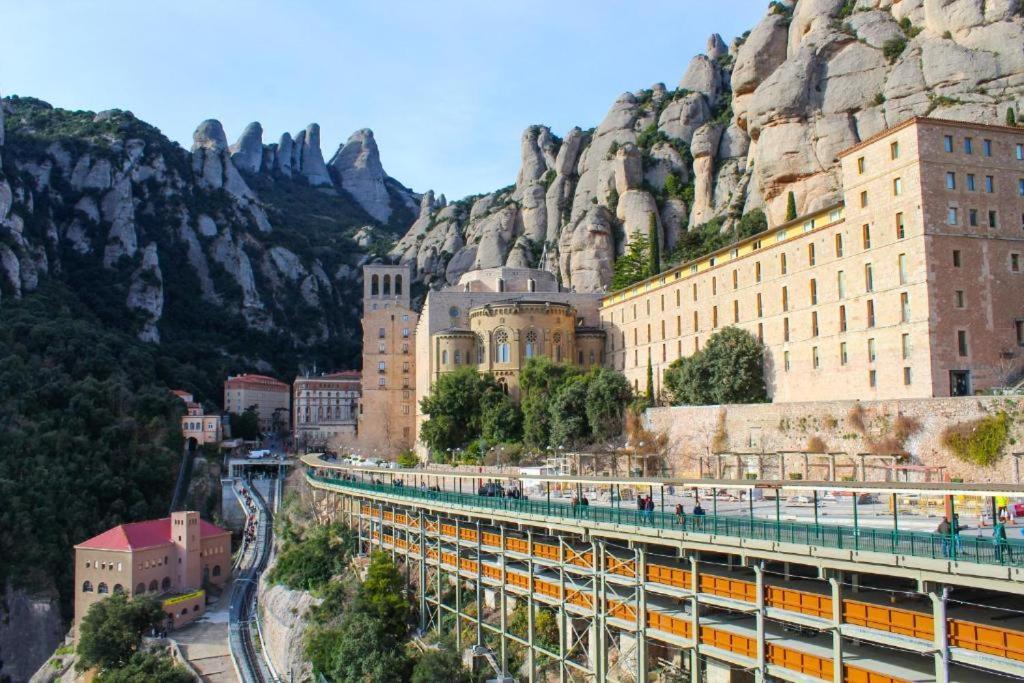 El Raco Al Riu De Montserrat Apartman Monistrol de Montserrat Kültér fotó